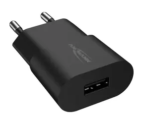 Ansmann Home Charger HC105 czarny / Adapter ładujący / 1x USB-A / 1000 mA