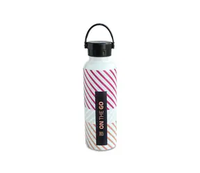 Iris Barcelona On the Go fuksja / Butelka termiczna / Stal nierdzewna / 750 ml / Bez BPA