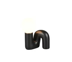 Reality Trio czarna / Lampa stołowa / G9 / 5 W / ceramika i szkło / IP20