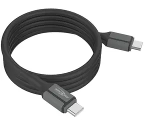 Ansmann 1700-0204 czarny / Kabel do ładowania i transmisji danych / USB-C - USB-C / Magnetyczny / 60 W / 1,2 m
