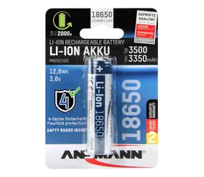 Ansmann 1307-0001 / Akumulator / 18650 / Li- ION / 3,6 V / 3500 mAh