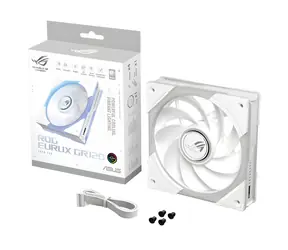 Asus ROG Eurux GR120 biały / Wentylator / 120 mm / ARGB / Rewersyjny / 1 szt.