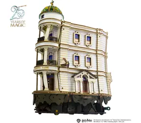 Puzzle 3D Ugears Gringotts Bank Ball Track / 1000 elementów / Z napędem / Sklejka