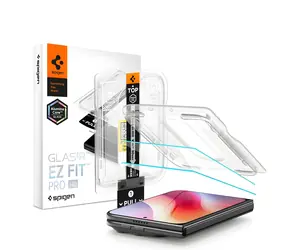 Spigen Glas.tR EZ Fit Pro HD AC / Szkło ochronne / 2 szt. w opakowaniu / Apple iPhone Duo