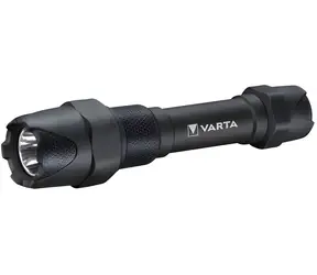 Varta Indestructible F20 Pro czarna / Latarka / LED / 350 lm / 2x AA / IP67 / zasięg 140 m