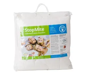 HomeDoctor StopMite Active / Zestaw poduszka i kocyk dla dzieci / 40×60 + 100×135 cm / Preparat przeciw roztoczom ACTIGARD