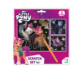 DODO Obrazek zdrapka My Little Pony / 3 szt. / 20 x 20 cm