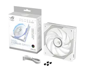 Asus ROG Eurux GR120 ARGB biały / Wentylator / 120 mm / 2600 obr./min / 85 CFM / 33 dB