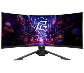 34" ASRock Phantom Gaming PG34QRT3A czarny / Monitor / VA zakrzywiony / WQHD 3440×1440 / 180 Hz / 1 ms / AMD FreeSync Premium