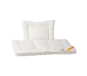 Zestaw poduszka + kocyk dla dzieci HomeDoctor Eczematic / Pościel / 40×60 + 100×135 cm / 100% bawełna