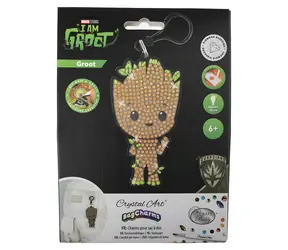 Wisiorek Groot z diamentowym malowaniem CRYSTAL ART / z klipsem do zawieszenia