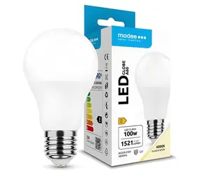 Modee A60 / żarówka LED / E27 / zamiennik 13,8W 100W / 1521 lm / 4000K