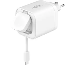 Ładowarka domowa Ansmann HC265PD biała / Adapter ładujący / 2x USB-C / 1x USB-A / Ładowarka do zegarka Apple Watch / 65 W / PD/QC