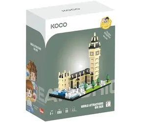 Zestaw konstrukcyjny KOCO Mini Big Ben / 523 elementy / plastik / 6+