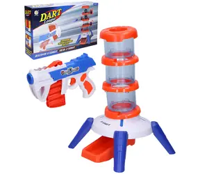 Pistolet na kule piankowe WIKY z wieżyczką / Pistolet dla dzieci / 12 kul / od 3 lat