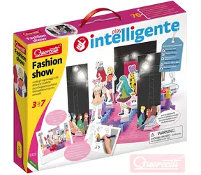 Zestaw do budowania pokazów FASHION QUERCETTI / Zestaw do budowania przekładni / 16 elementów / 8 modeli / od 3 do 7 lat