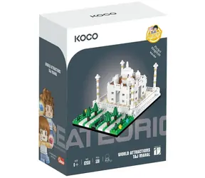 Zestaw konstrukcyjny KOCO Mini Taj Mahal / 539 elementów + 2 figurki / plastikowy / od 6 lat