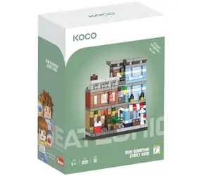 Zestaw do budowy salonu fryzjerskiego KOCO Mini / 301 elementów / plastik / 6+