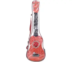 Orion Gitara akustyczna dziecięca 60 cm / Zabawka muzyczna / Plastik, metal / W futerale z paskiem / Kostka w zestawie