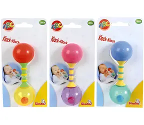 Simba Grzechotka ABC Hantelki dla niemowląt / 13,5 cm / od 3 miesięcy / plastik