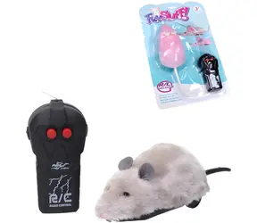 Mysz WIKY RC 23 cm / Zabawka zdalnie sterowana / Zasilana bateriami / 3 opcje kolorystyczne