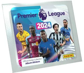 Naklejki kolekcjonerskie PANINI Premier League 2024 / 5 szt. / worek