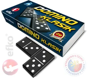EFKO Domino classic / Gra planszowa / 28 płytek / plastik