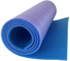Mata do spania Acra IFO niebiesko-fioletowa / Mata do spania / dwuwarstwowa / lekka / 8 mm / 180 × 50 cm