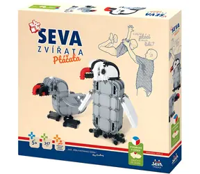 Zestaw konstrukcyjny SEVA Zwierzęta - Ptaki / 347 elementów / plastik / od 5 lat