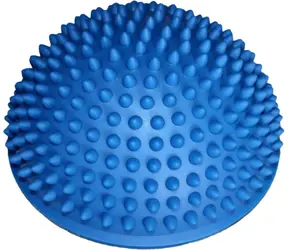 Mata do masażu Merco Balance Jeż niebieski / Średnica 16 cm / Nośność 120 kg
