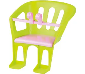 Lena Fotelik rowerowy dla lalek 2 kolory / Plastik / 24x21x27cm