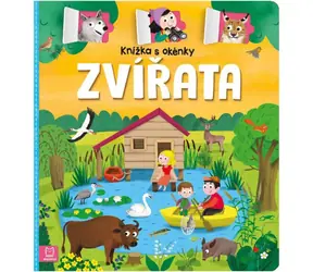 AKSJOMAT Książka z okienkami Zwierzęta / 22 × 24 cm / 14 stron / od 4 lat