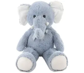 Orion Pluszowy słoń z kokardą 90 cm / Plusz / Smycz 20 cm / od 0 miesięcy