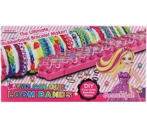 Zestaw do robienia kreatywnych bransoletek Orion Loom Bands / 300 szt. / Krosno