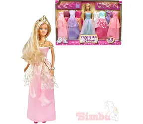 Simba Steffi Lalka Deluxe / 29 cm / 23 sztuki akcesoriów / od 3 lat