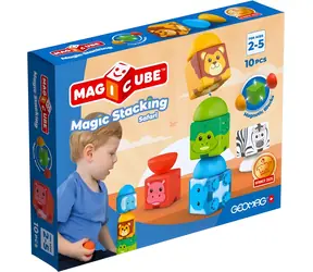 Geomag Magnetyczny zestaw konstrukcyjny Magicube Safari / 10 elementów / od 12 miesięcy