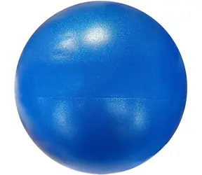 Piłka gimnastyczna KUBIsport niebieska / Średnica 20 cm / Nośność 100 kg / Plastik