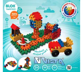 Zestaw konstrukcyjny SEVA BLOK Twister 1 / 155 elementów / od 3 lat