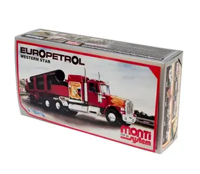 Zestaw SEVA Monti System MS26 Europetrol / Western Star z przyczepą / Skala 1:48 / Poziom trudności PROFI / od 8 lat