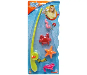 Simba Gra Wędkarz magnetyczna / Gra planszowa / pręt 36 cm / 3 zwierzątka / plastik / od 3 lat