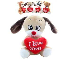 Orion Pluszowy zwierzak z serduszkiem Kocham Cię / Pluszowy / 4 rodzaje / 14 cm