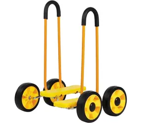 Rowerek biegowy MERCO z rączkami żółty / Nośność 50 kg / od 3 lat / 43x34x58 cm