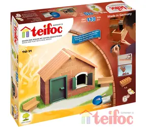 Zestaw konstrukcyjny TEIFOC Dom Daniel 51 / 110 elementów / ceramiczny / od 6 lat