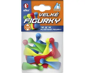 Figurki rodzinne EFKO / 16 szt. / 4 cm / Plastik / od 3 lat