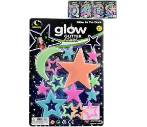 Naklejki Orion Nocne niebo świecące w ciemności / 4 rodzaje / plastik / na kartonie / od 3 lat