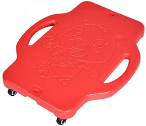 Deska MERCO Surf Scooter czerwona / 50 x 11 x 58 cm / plastik / od 3 lat