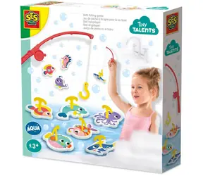 SES Creative Malutkie Talenty łowienie ryb w wannie / naklejki na wodę / 8 szt. / od 3 lat