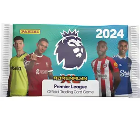 PANINI Premier League 2023/2024 Adrenalyn XL / Karty kolekcjonerskie / Pudełko blaszane / 10x booster, 60 kart