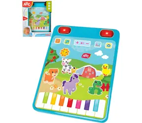 Tablet Simba ABC Baby / Zabawka edukacyjna / Światło i dźwięk / 20 melodii / od 12 miesięcy