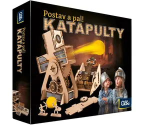 Zestaw konstrukcyjny Albi „ Buduj i strzelaj!” Katapulty / Drewniane / od 8 lat